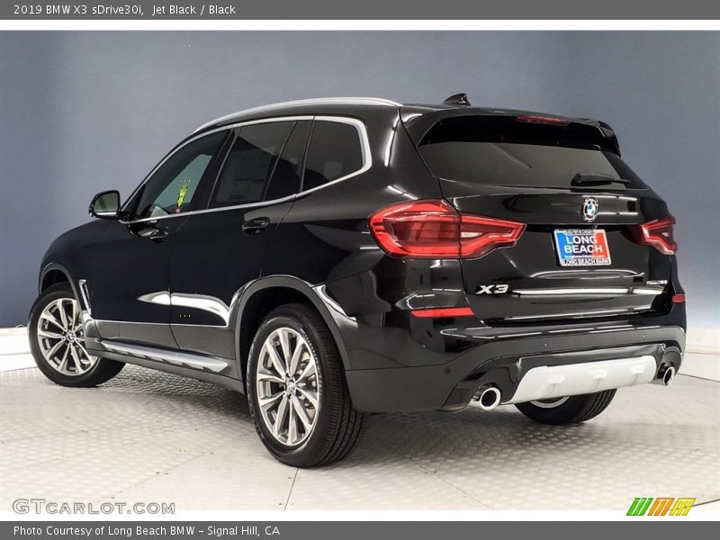 Jet Black / Black 2019 BMW X3 sDrive30i