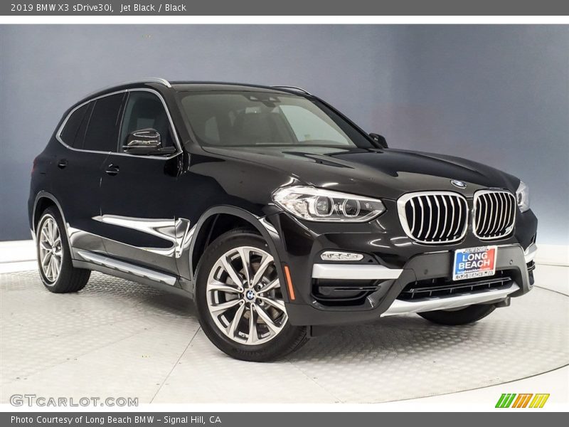 Jet Black / Black 2019 BMW X3 sDrive30i