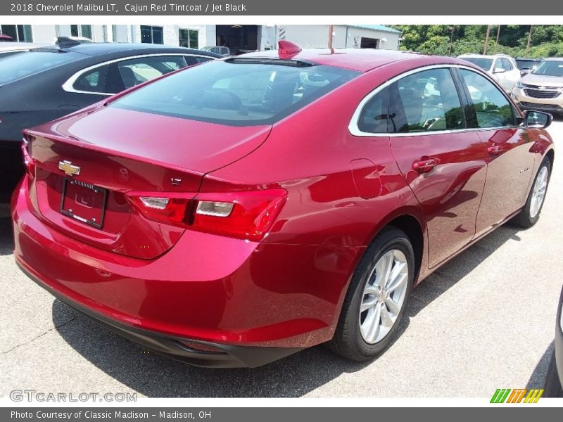 Cajun Red Tintcoat / Jet Black 2018 Chevrolet Malibu LT