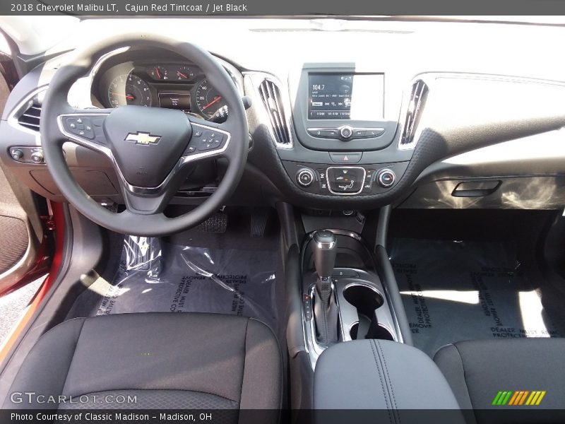 Cajun Red Tintcoat / Jet Black 2018 Chevrolet Malibu LT