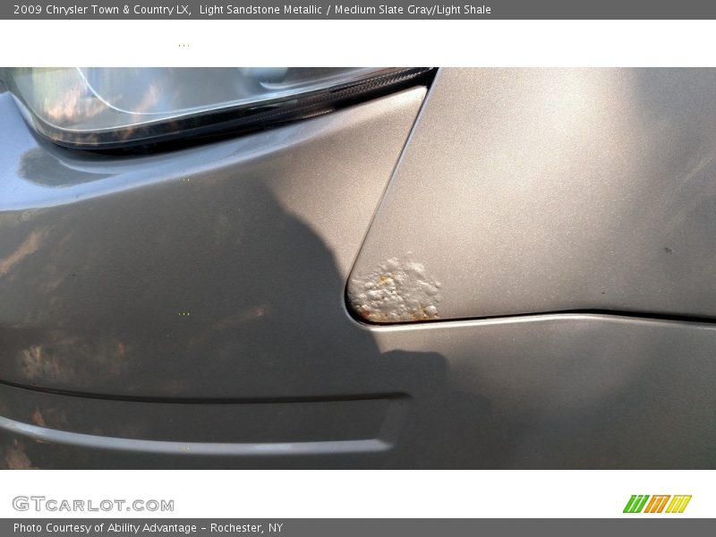 Light Sandstone Metallic / Medium Slate Gray/Light Shale 2009 Chrysler Town & Country LX