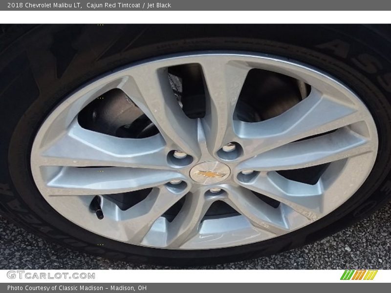 Cajun Red Tintcoat / Jet Black 2018 Chevrolet Malibu LT