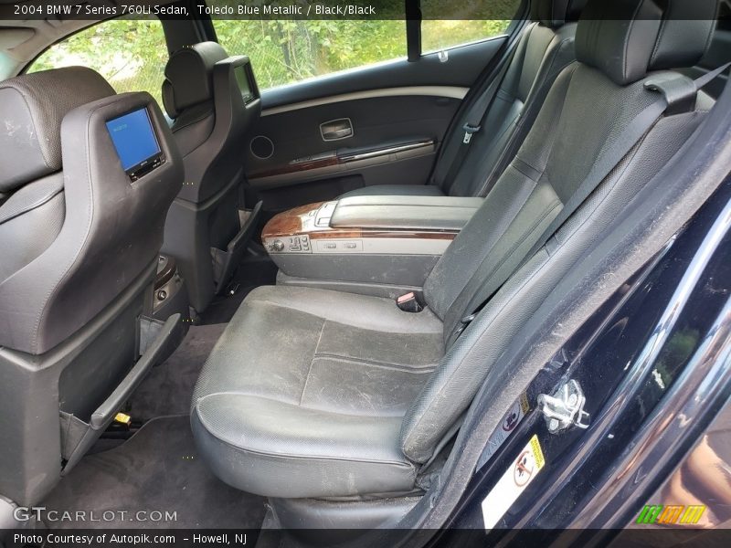 Toledo Blue Metallic / Black/Black 2004 BMW 7 Series 760Li Sedan
