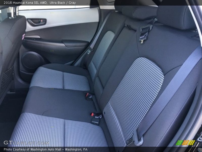 Ultra Black / Gray 2018 Hyundai Kona SEL AWD