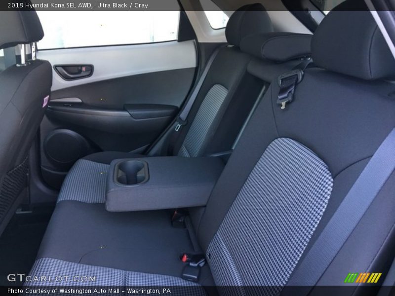 Ultra Black / Gray 2018 Hyundai Kona SEL AWD
