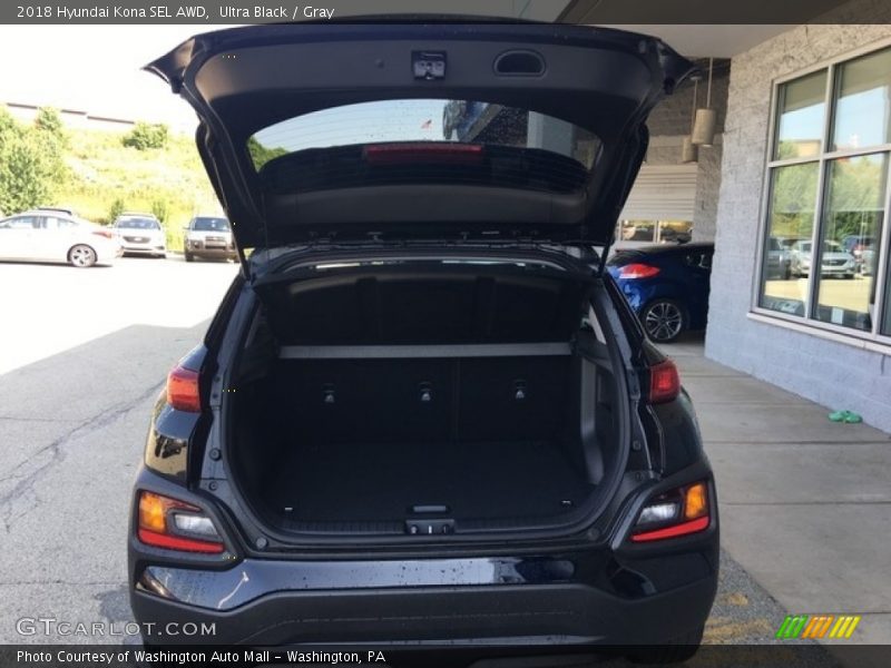 Ultra Black / Gray 2018 Hyundai Kona SEL AWD