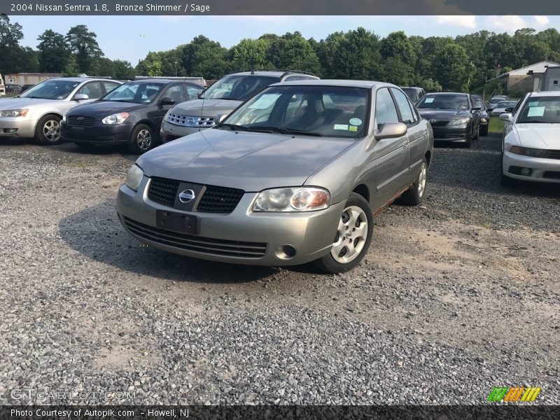 Bronze Shimmer / Sage 2004 Nissan Sentra 1.8