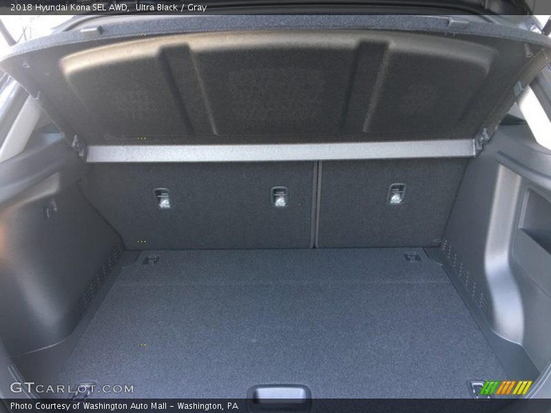 Ultra Black / Gray 2018 Hyundai Kona SEL AWD