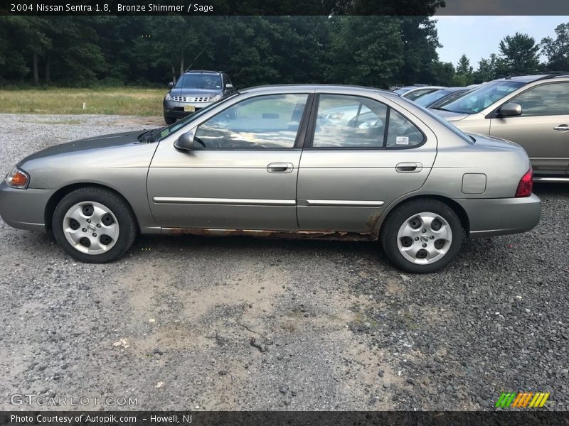 Bronze Shimmer / Sage 2004 Nissan Sentra 1.8