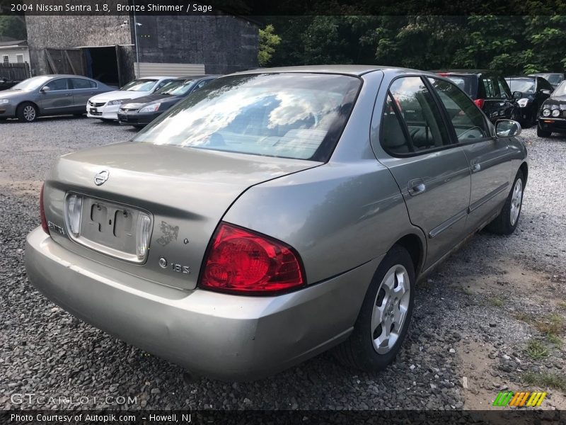 Bronze Shimmer / Sage 2004 Nissan Sentra 1.8