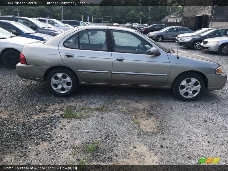 Bronze Shimmer / Sage 2004 Nissan Sentra 1.8