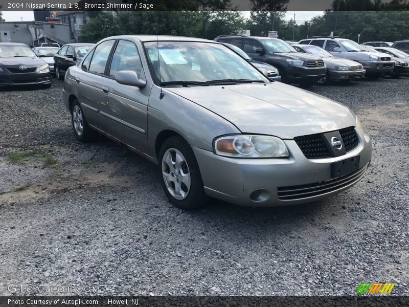 Bronze Shimmer / Sage 2004 Nissan Sentra 1.8
