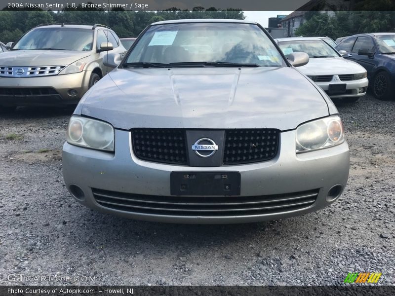 Bronze Shimmer / Sage 2004 Nissan Sentra 1.8