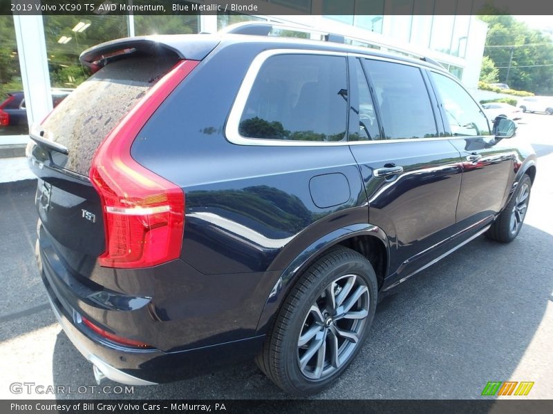 Blue Metallic / Blonde 2019 Volvo XC90 T5 AWD Momentum