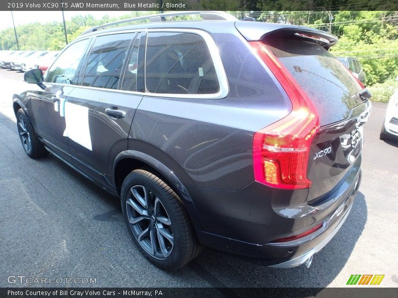 Blue Metallic / Blonde 2019 Volvo XC90 T5 AWD Momentum