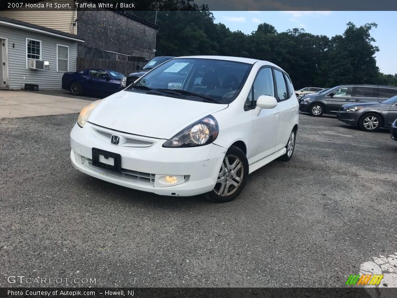 Taffeta White / Black 2007 Honda Fit Sport