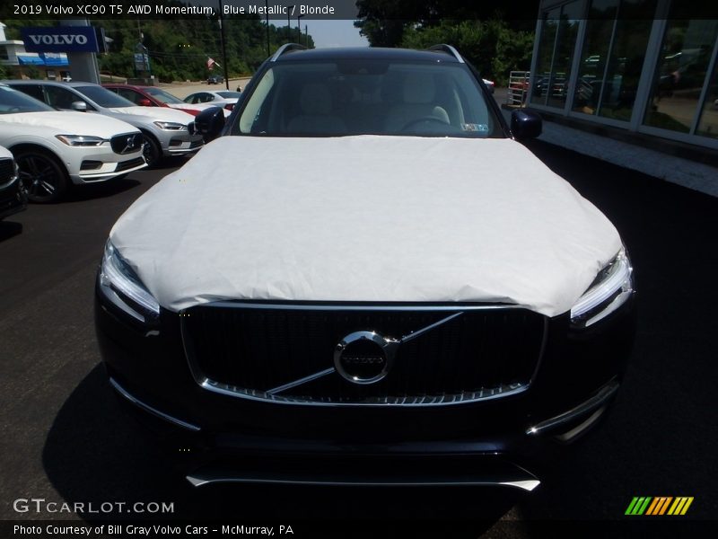 Blue Metallic / Blonde 2019 Volvo XC90 T5 AWD Momentum
