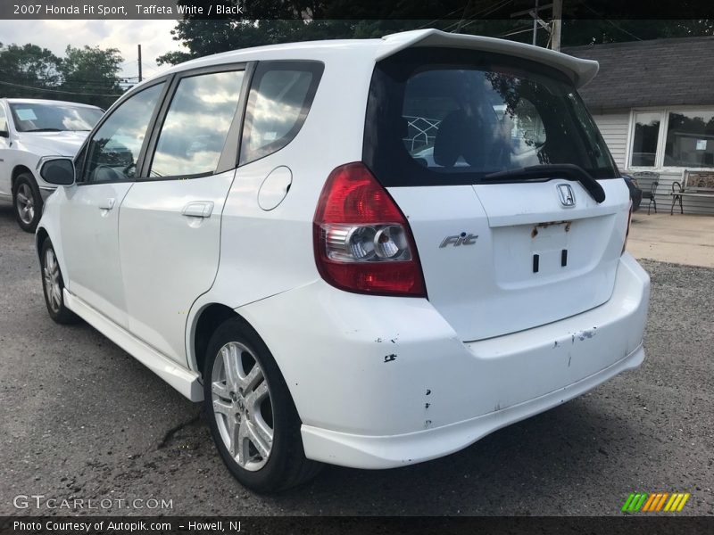 Taffeta White / Black 2007 Honda Fit Sport