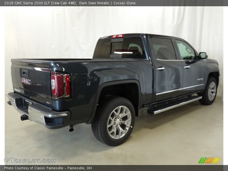 Dark Slate Metallic / Cocoa/­Dune 2018 GMC Sierra 1500 SLT Crew Cab 4WD