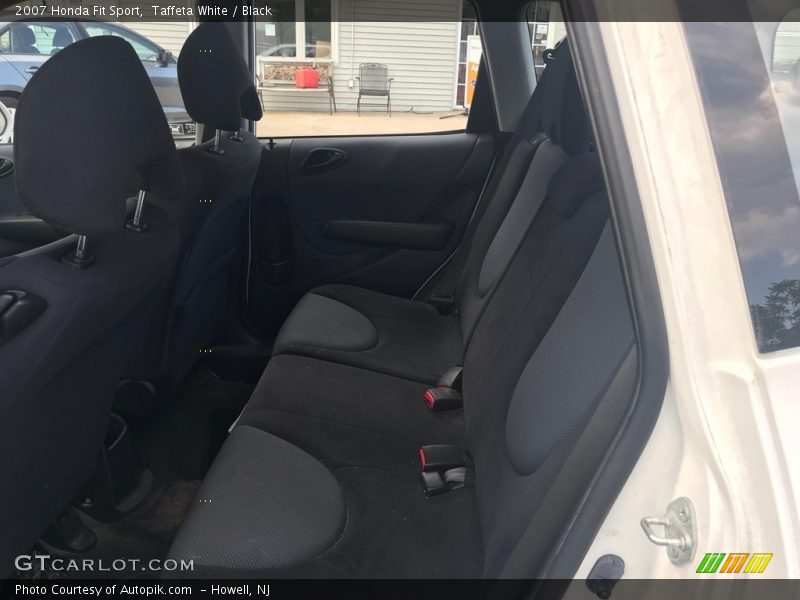 Taffeta White / Black 2007 Honda Fit Sport