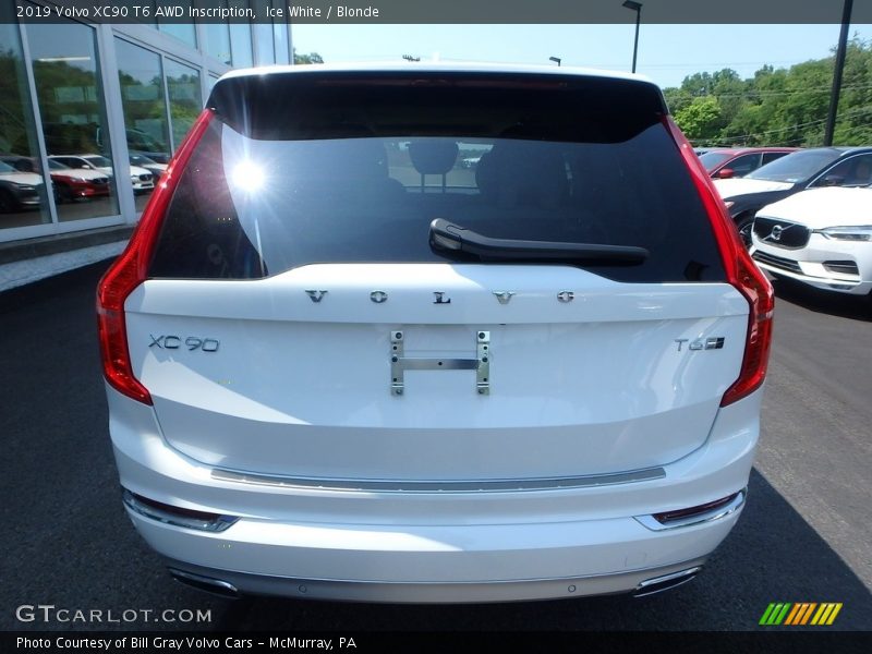 Ice White / Blonde 2019 Volvo XC90 T6 AWD Inscription