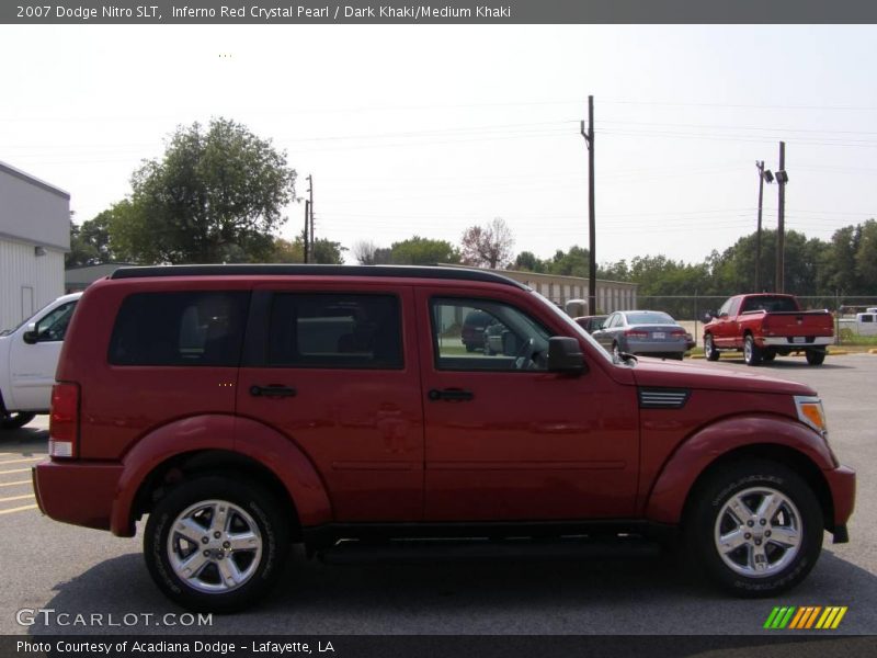Inferno Red Crystal Pearl / Dark Khaki/Medium Khaki 2007 Dodge Nitro SLT