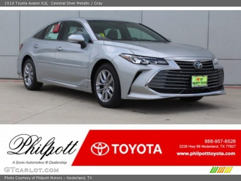 Celestial Silver Metallic / Gray 2019 Toyota Avalon XLE