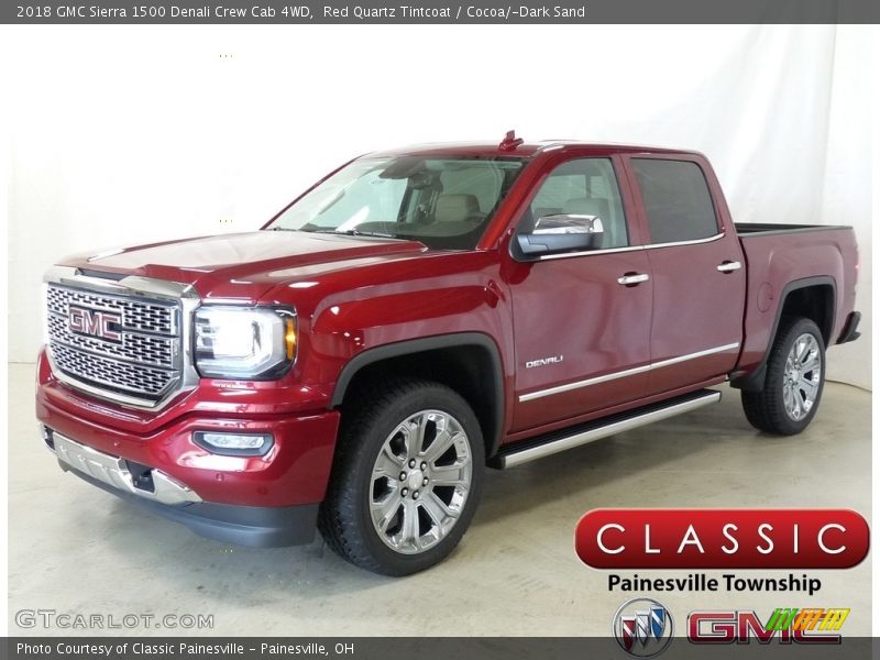 Red Quartz Tintcoat / Cocoa/­Dark Sand 2018 GMC Sierra 1500 Denali Crew Cab 4WD