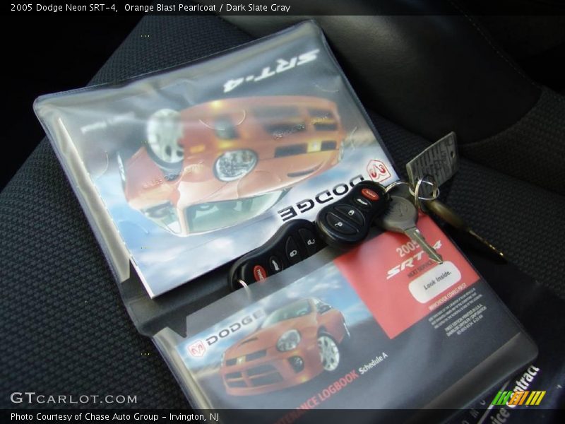 Orange Blast Pearlcoat / Dark Slate Gray 2005 Dodge Neon SRT-4