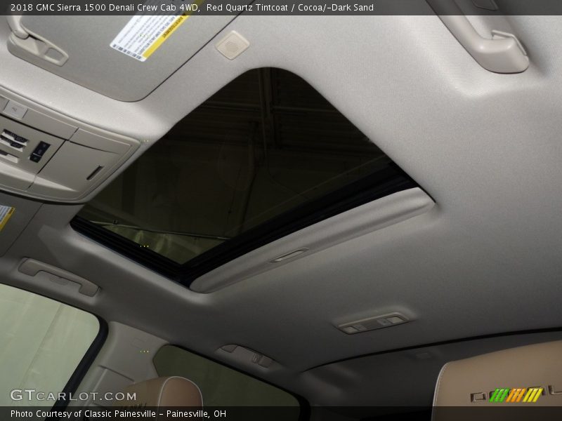 Red Quartz Tintcoat / Cocoa/­Dark Sand 2018 GMC Sierra 1500 Denali Crew Cab 4WD