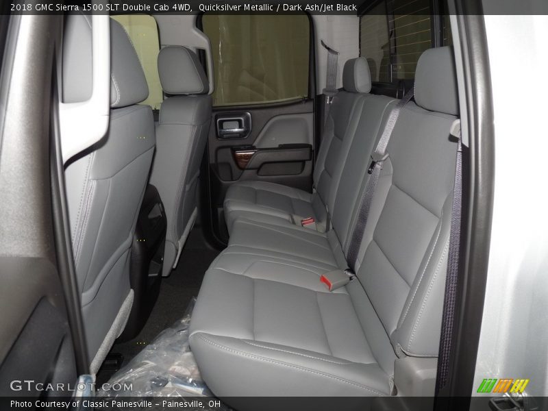 Quicksilver Metallic / Dark Ash/Jet Black 2018 GMC Sierra 1500 SLT Double Cab 4WD