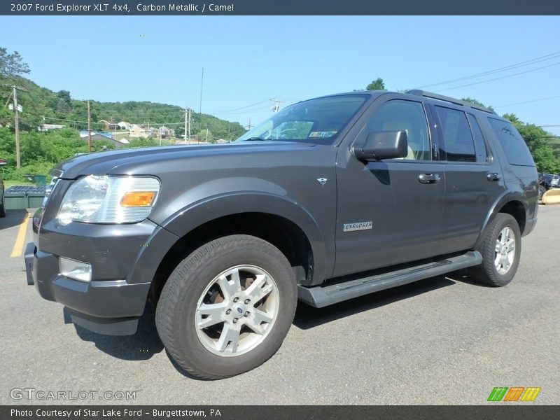 Carbon Metallic / Camel 2007 Ford Explorer XLT 4x4