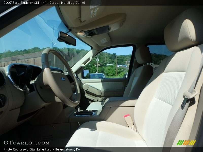 Carbon Metallic / Camel 2007 Ford Explorer XLT 4x4