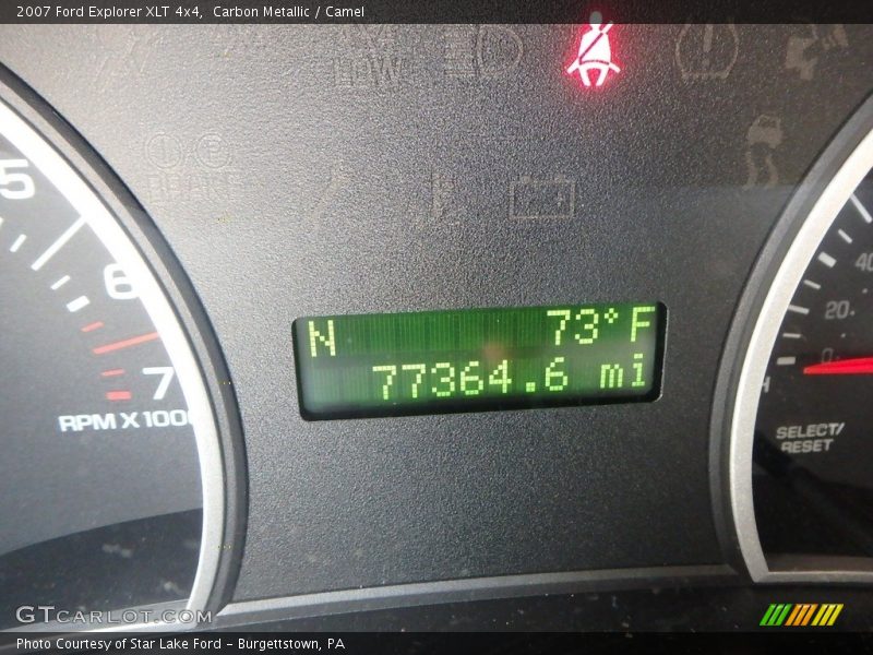 Carbon Metallic / Camel 2007 Ford Explorer XLT 4x4
