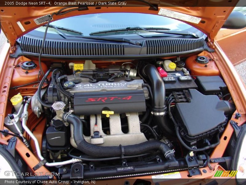 Orange Blast Pearlcoat / Dark Slate Gray 2005 Dodge Neon SRT-4