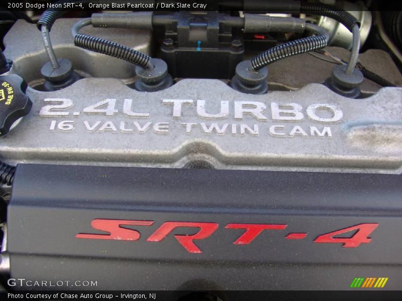 Orange Blast Pearlcoat / Dark Slate Gray 2005 Dodge Neon SRT-4