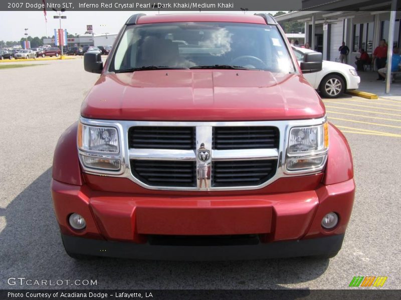 Inferno Red Crystal Pearl / Dark Khaki/Medium Khaki 2007 Dodge Nitro SLT