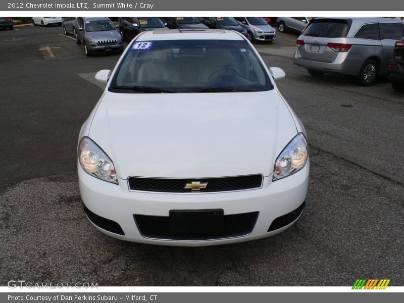 Summit White / Gray 2012 Chevrolet Impala LTZ