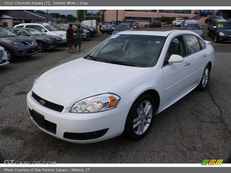 Summit White / Gray 2012 Chevrolet Impala LTZ