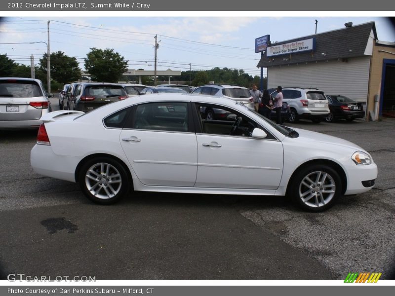 Summit White / Gray 2012 Chevrolet Impala LTZ