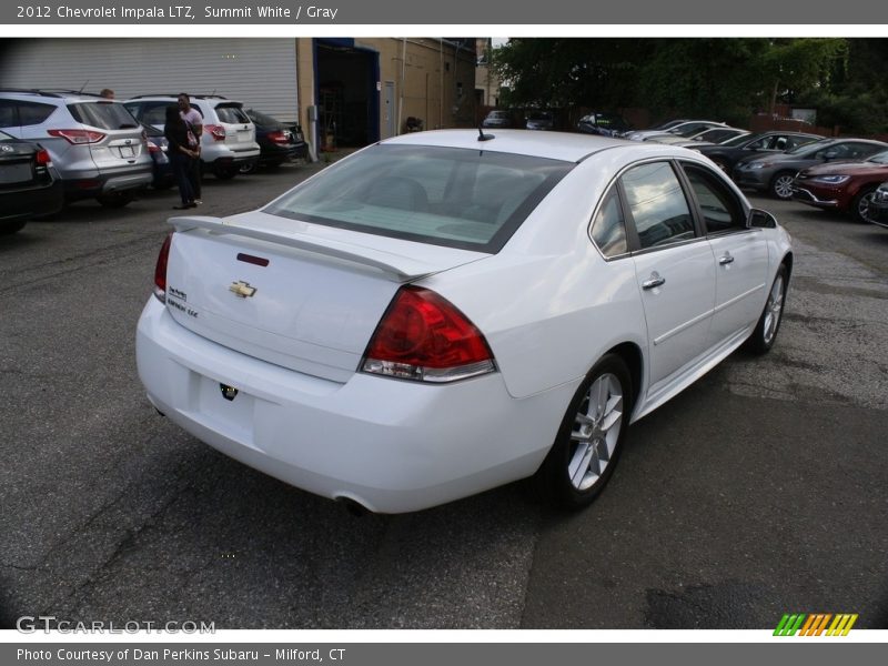 Summit White / Gray 2012 Chevrolet Impala LTZ