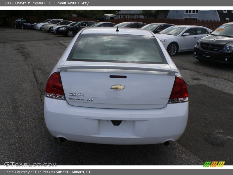 Summit White / Gray 2012 Chevrolet Impala LTZ