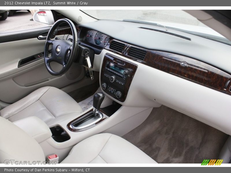 Summit White / Gray 2012 Chevrolet Impala LTZ