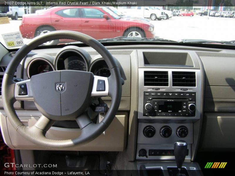 Inferno Red Crystal Pearl / Dark Khaki/Medium Khaki 2007 Dodge Nitro SLT