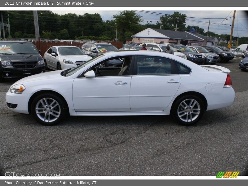 Summit White / Gray 2012 Chevrolet Impala LTZ