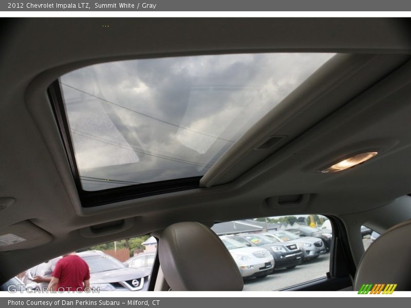 Summit White / Gray 2012 Chevrolet Impala LTZ