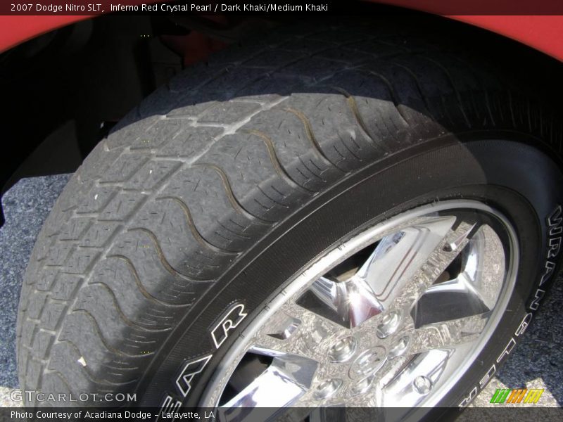 Inferno Red Crystal Pearl / Dark Khaki/Medium Khaki 2007 Dodge Nitro SLT