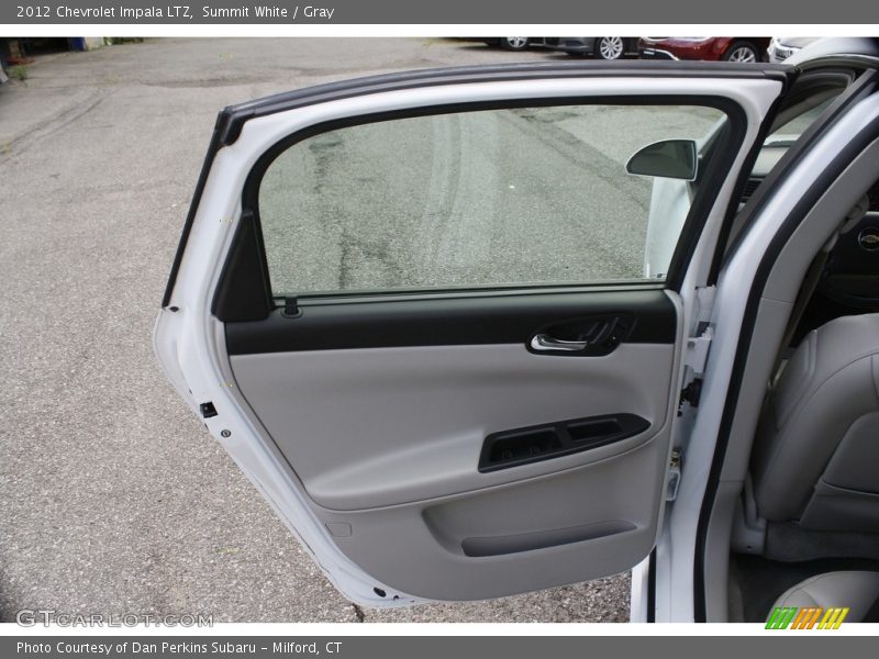 Summit White / Gray 2012 Chevrolet Impala LTZ