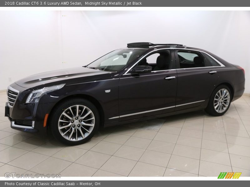 Midnight Sky Metallic / Jet Black 2018 Cadillac CT6 3.6 Luxury AWD Sedan