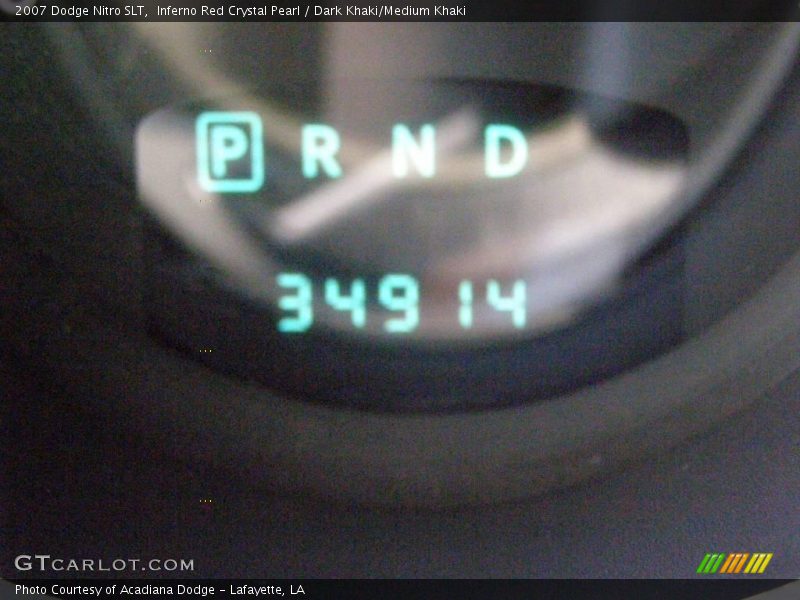 Inferno Red Crystal Pearl / Dark Khaki/Medium Khaki 2007 Dodge Nitro SLT